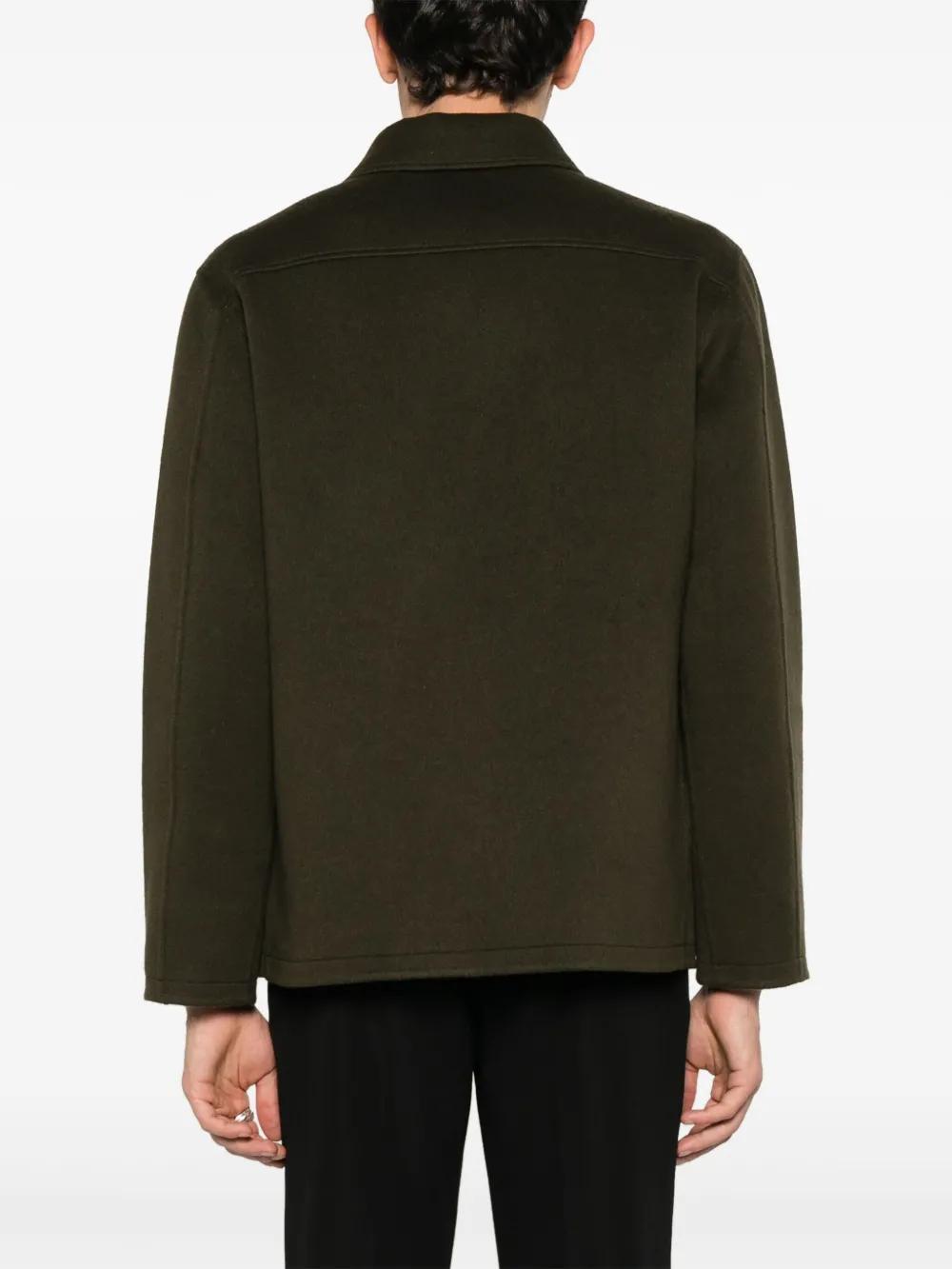 zip-up overshirt Product Image