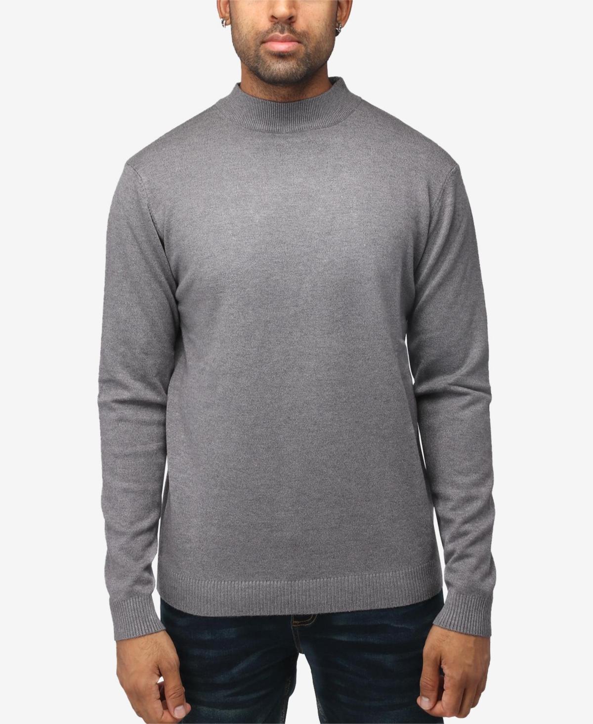Men's Xray Regular-Fit Mockneck Sweater, Size: 3XL, Brown Product Image