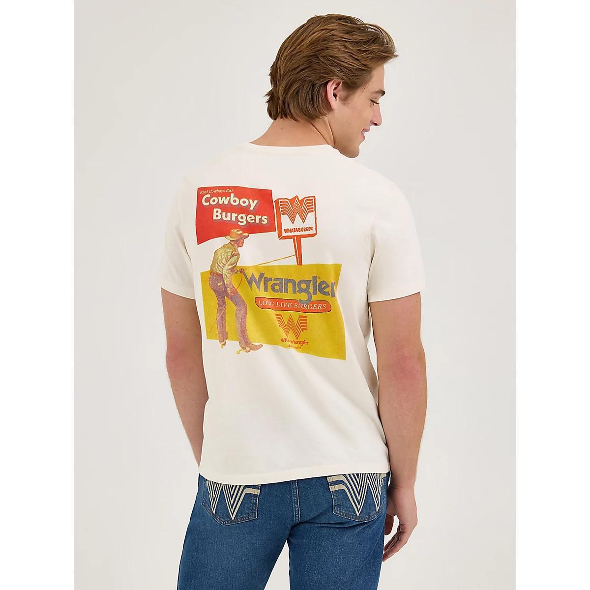 Wrangler x Whataburger Men's Cowboy Burgers T-Shirt | Men's SHIRTS | Wrangler® Product Image