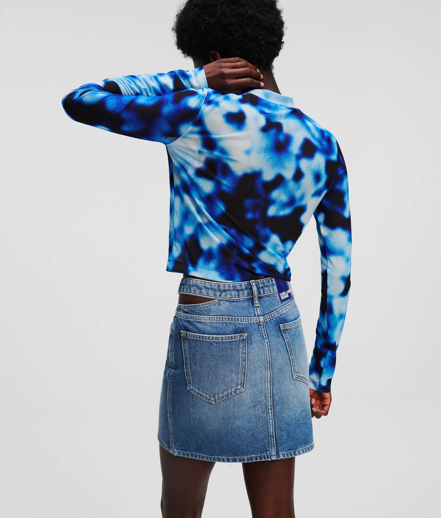 KLJ CUT-OUT WAIST MINI SKIRT Product Image
