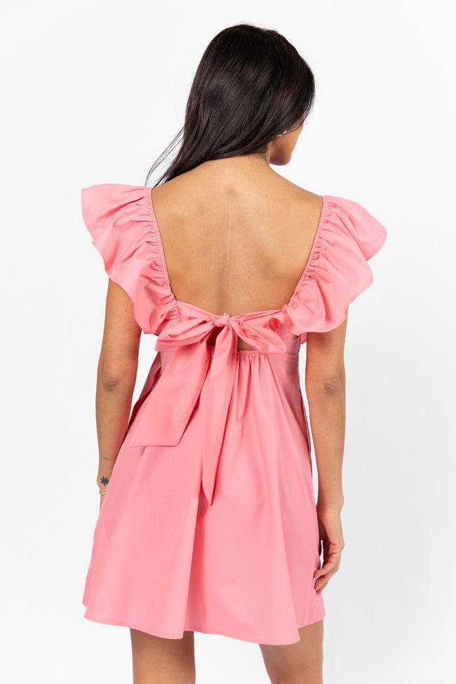 Heart and Soul Pink Babydoll Dress FINAL SALE Product Image