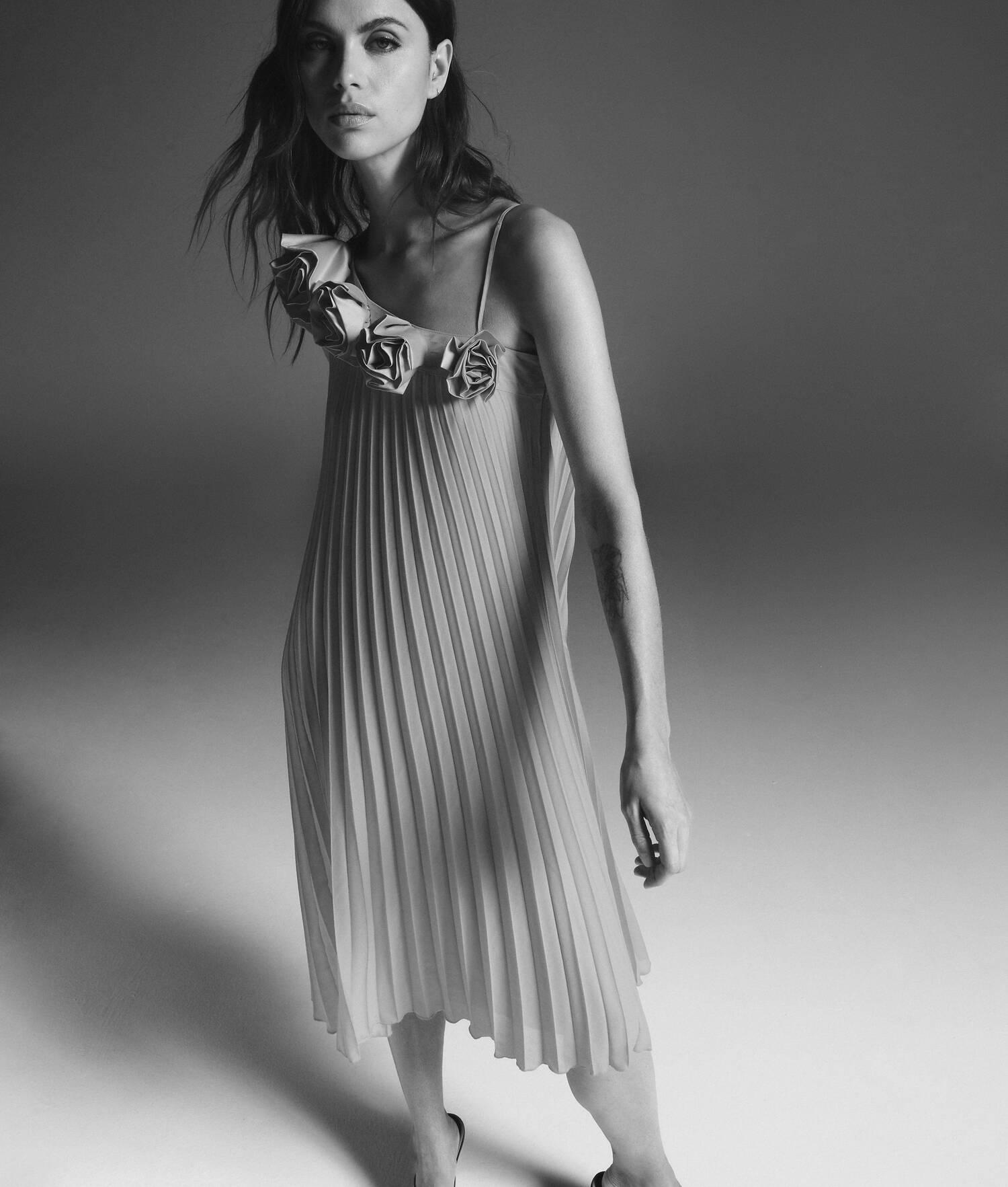 KL STUDIO PLEATED DRESS Product Image