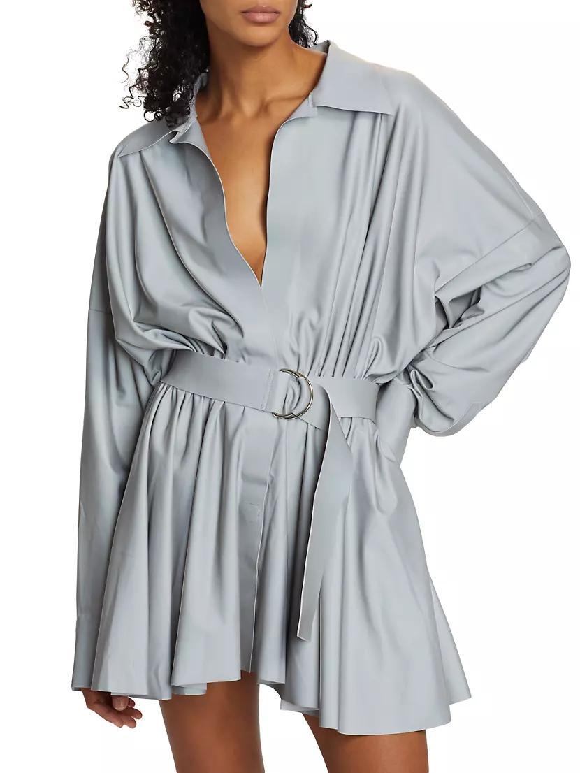 Oversized Flared Minidress Product Image