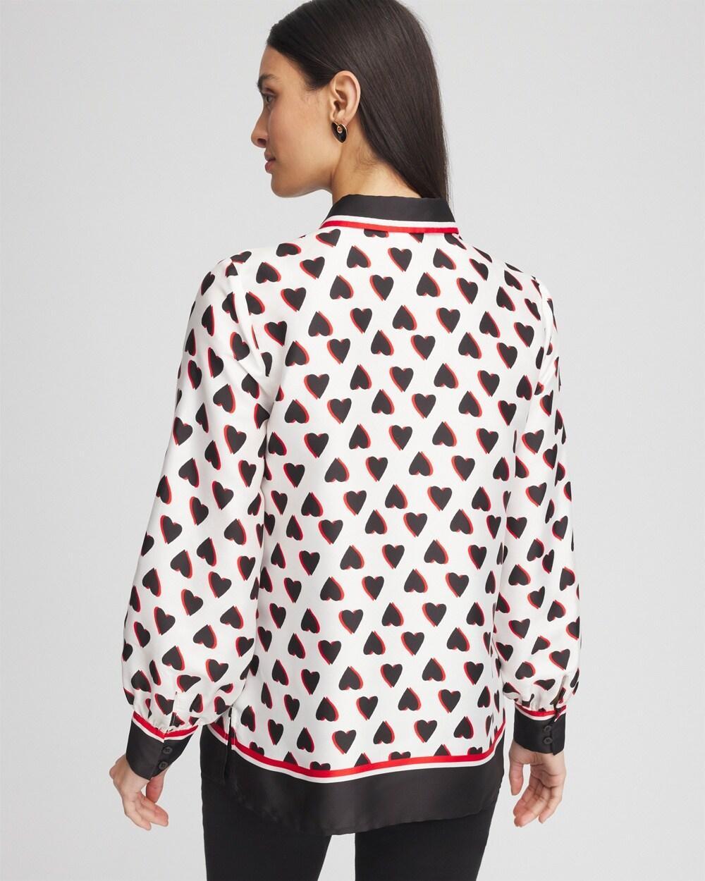 Classic Valentine's Day Heart Blouse Product Image