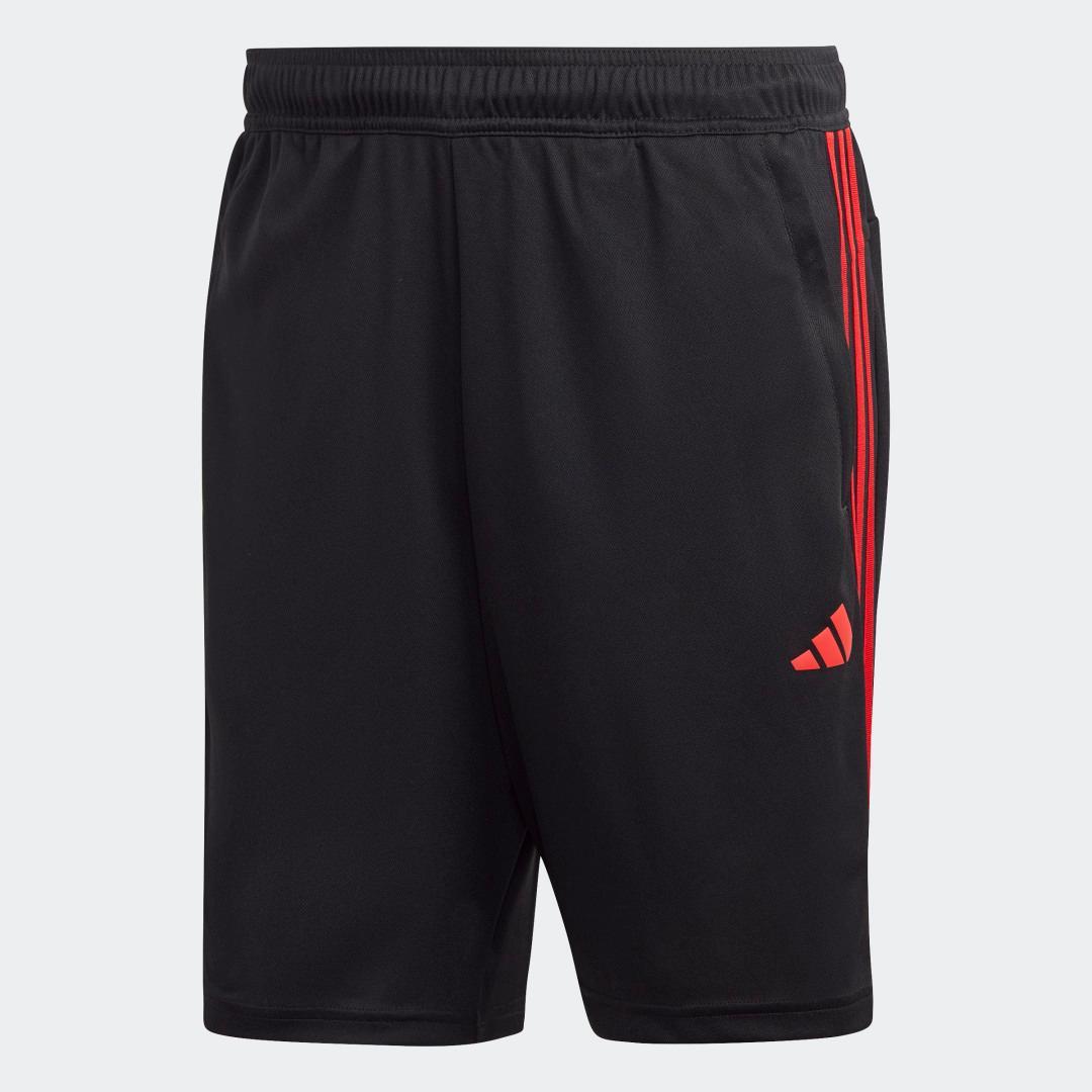 adidas Train Essentials Piqu 3-Stripes Training Shorts Black L Mens Product Image