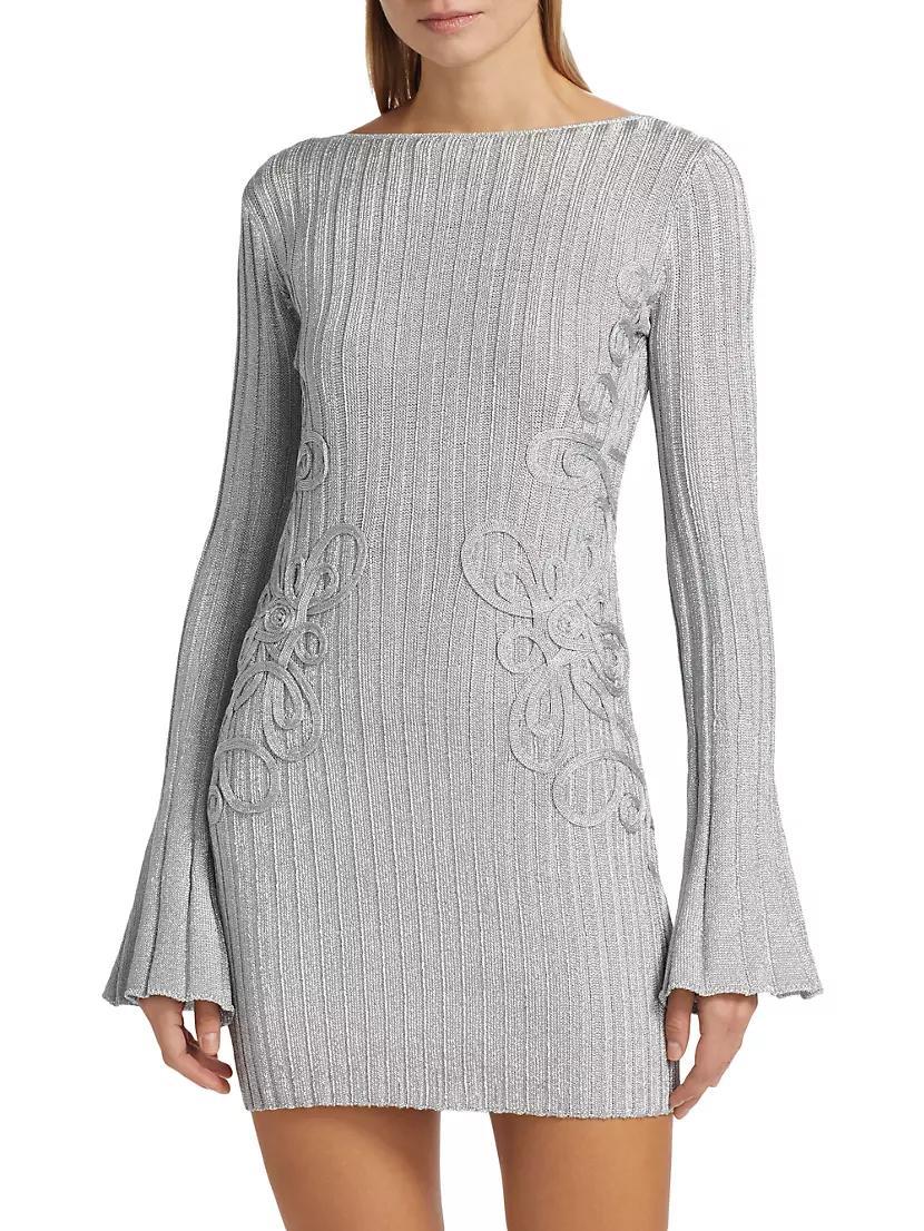 Niamh Rib-Knit Minidress Product Image