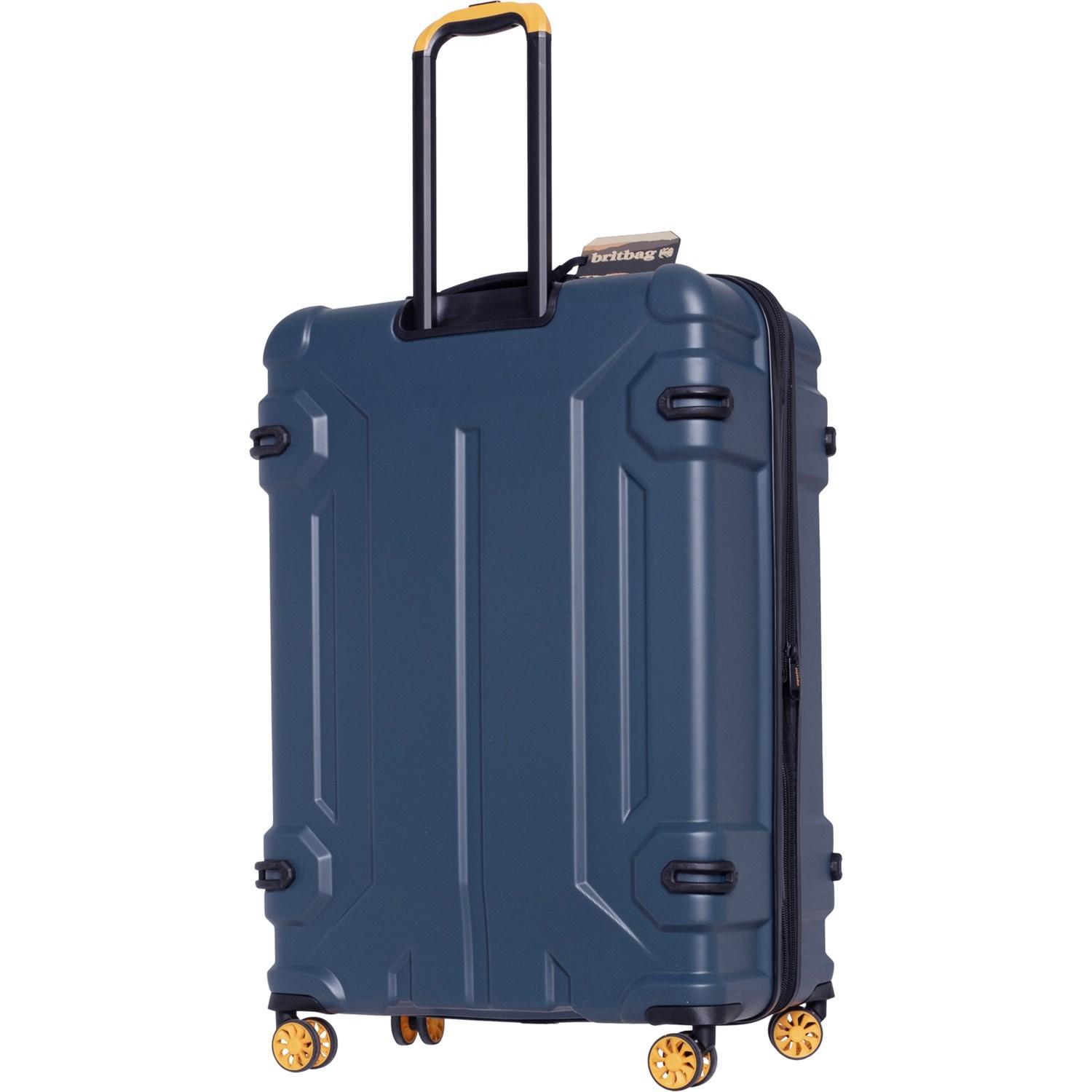 BritBag 32” Shielding Spinner Suitcase - Hardside, Expandable, Dark Blue Product Image