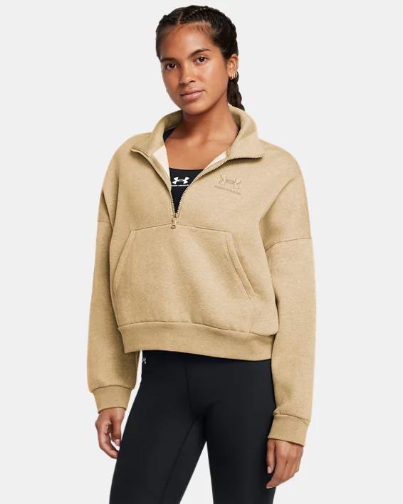 UA Icon Fleece Womens Oversized  Zip Product Image