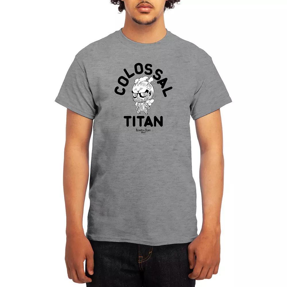 Men's Attack on Titan Eren & Mikasa Tee, Boy's, Size: Small, Green Product Image