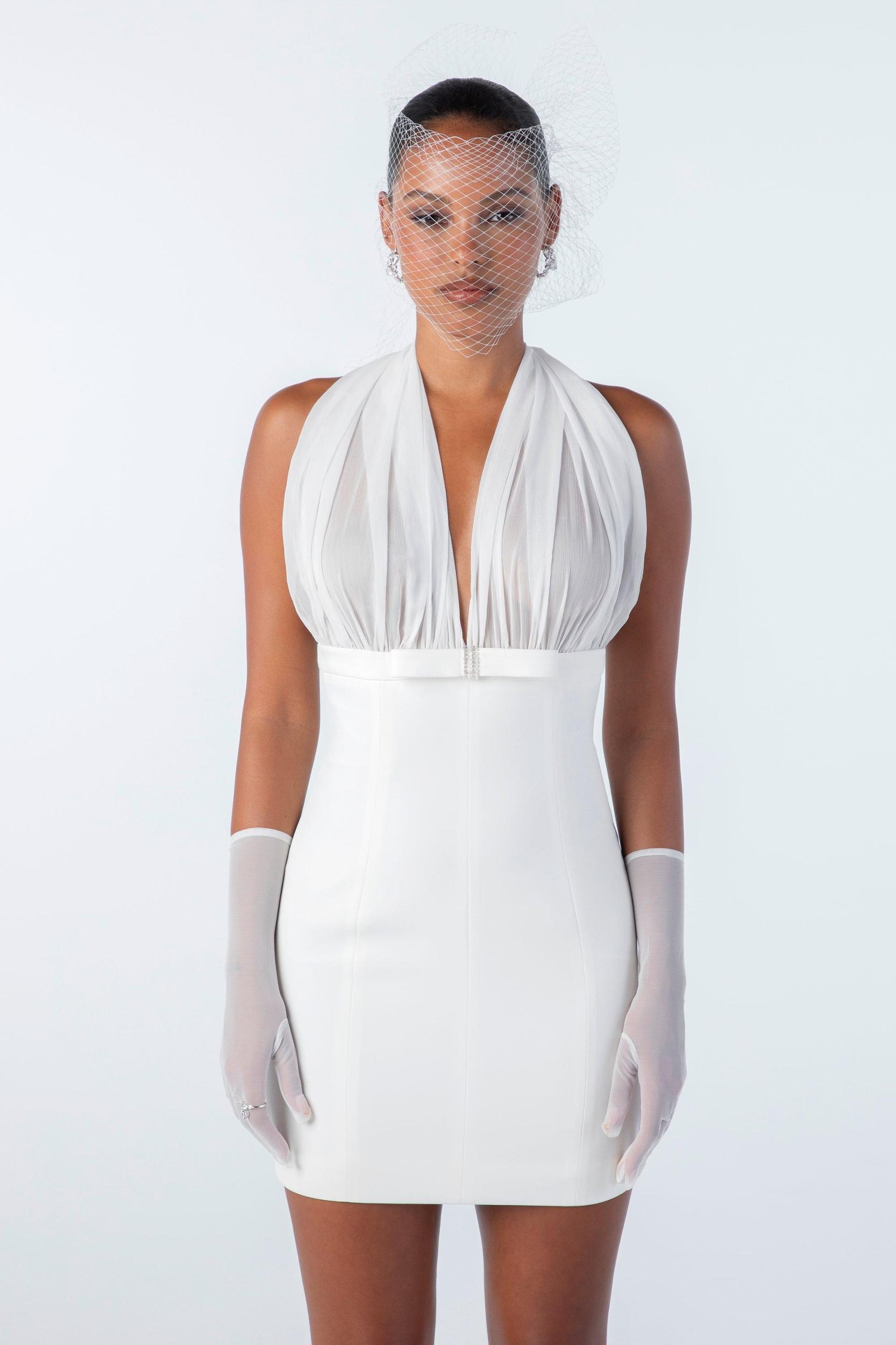 Melinda Dress (White) (Final Sale) Product Image