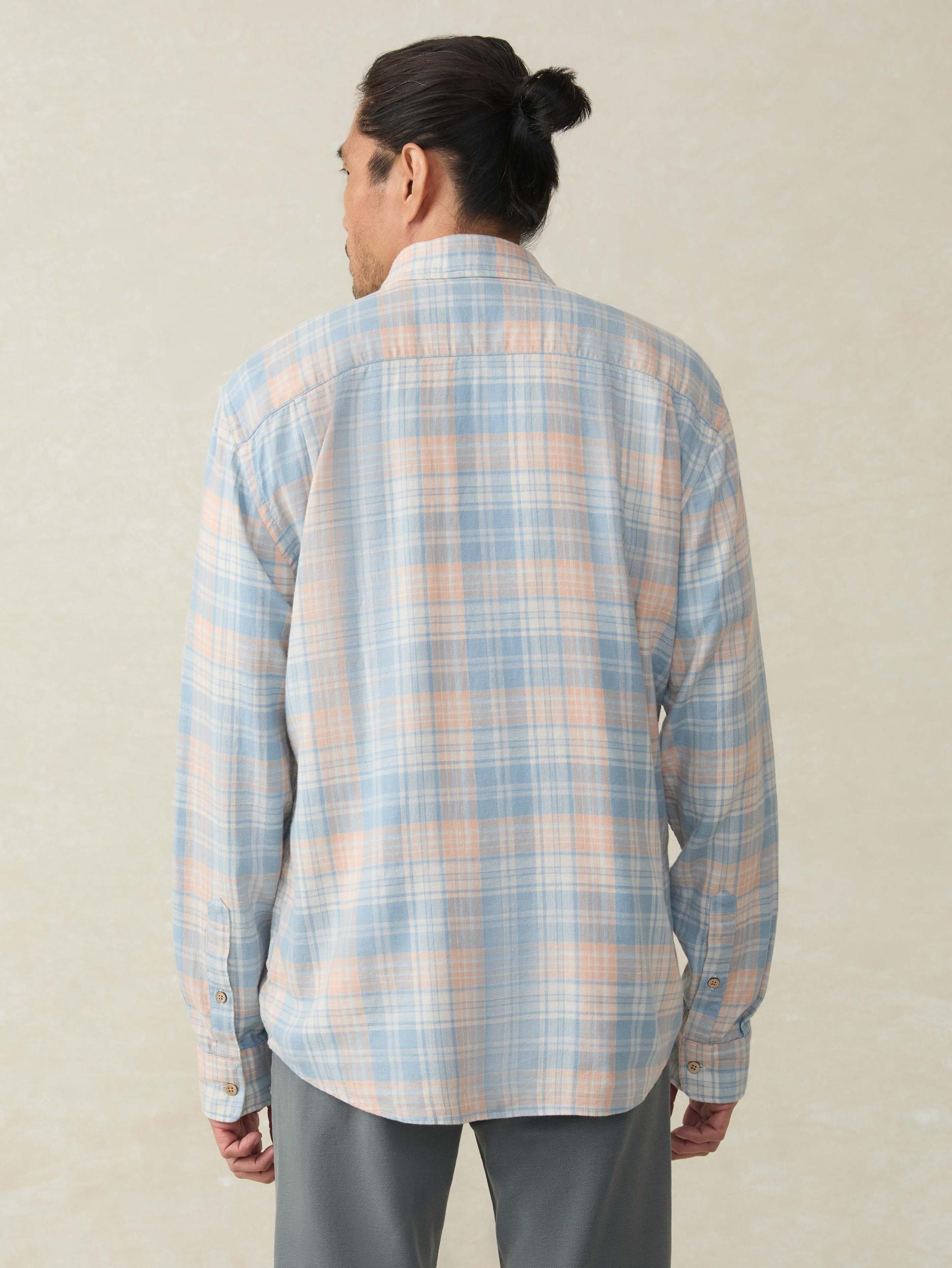 Long-Sleeve Breeze Shirt - Coral River Plaid Male Product Image