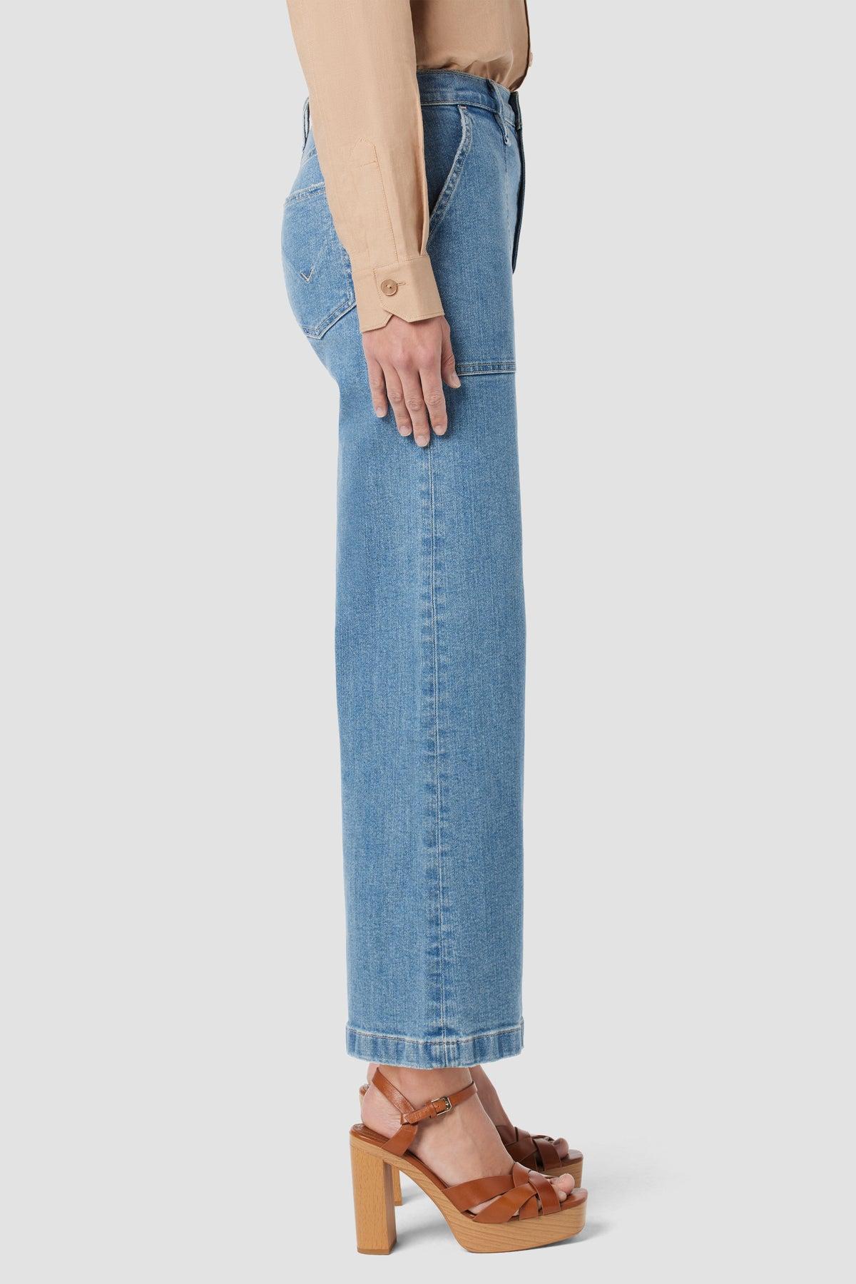 Jodie Loose Fit Wide Leg Crop Jean Female Product Image