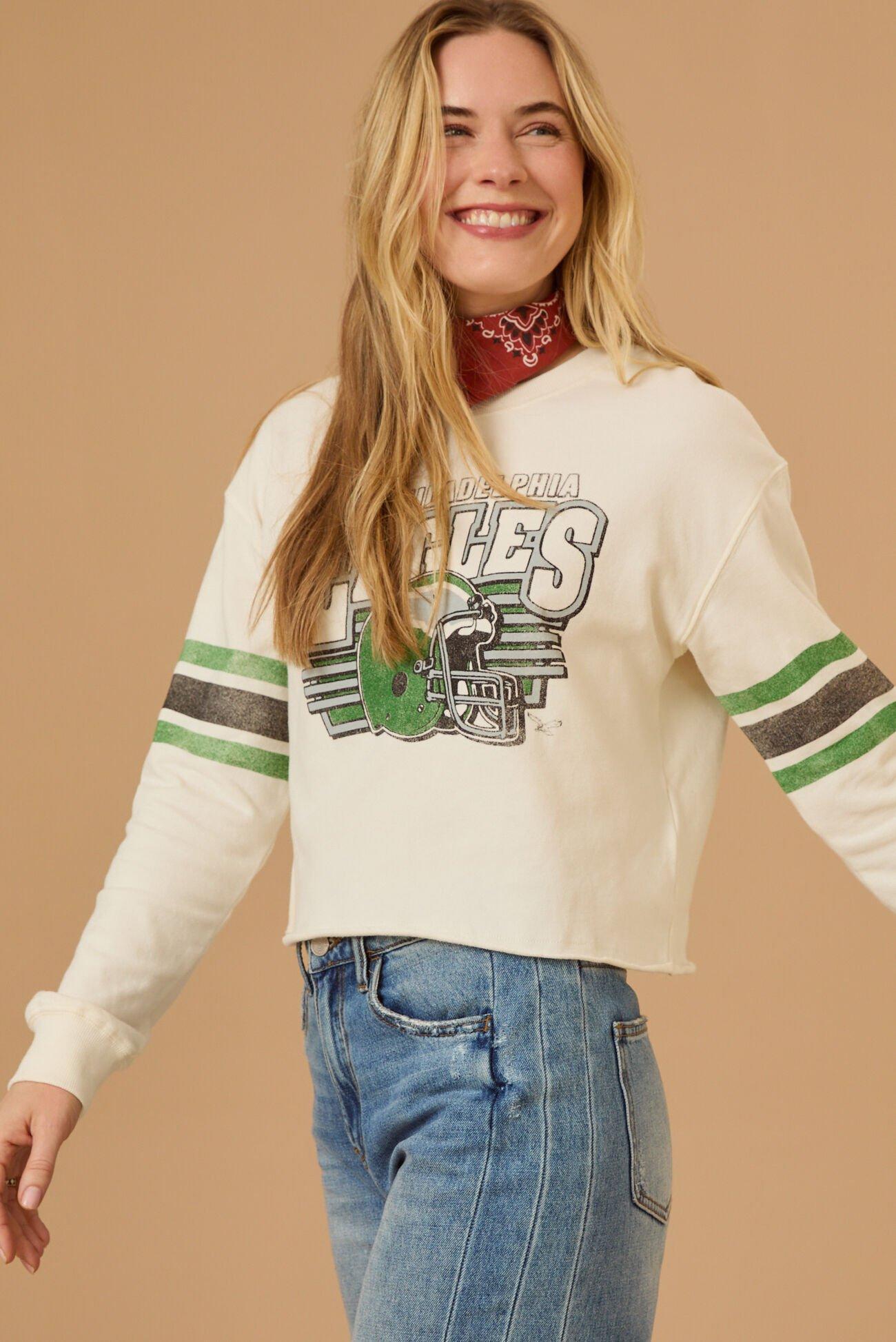 Eagles Cropped Crewneck Product Image