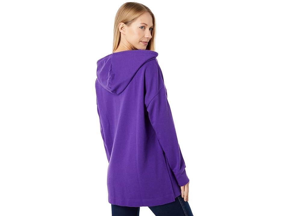 Lauren James Kansas State Wildcats Long-Length Side Vent Hoodie Women's Clothing Product Image