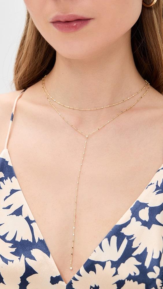 Jennifer Zeuner Jewelry Ace Lariat Necklace | Shopbop Product Image