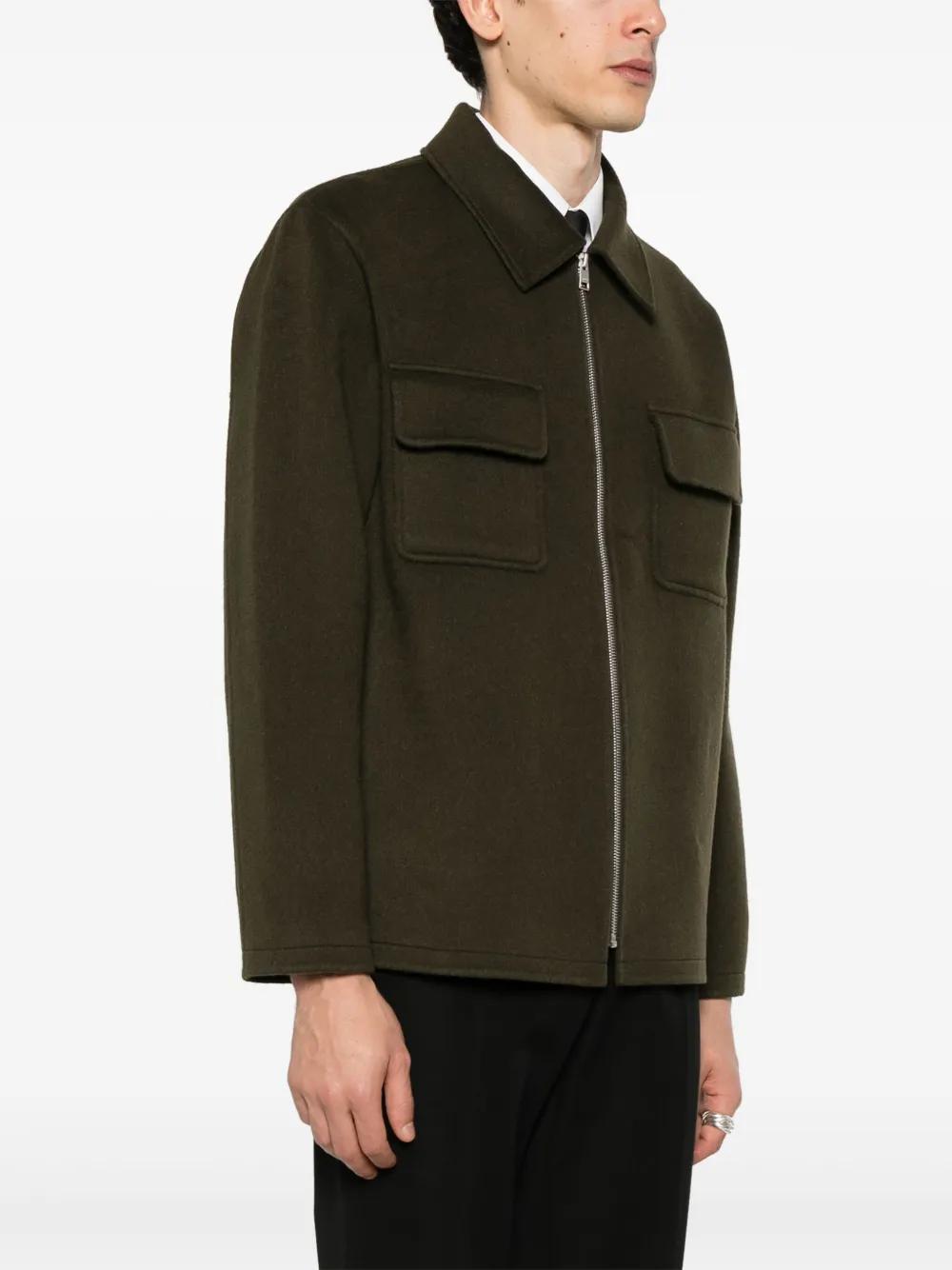 zip-up overshirt Product Image