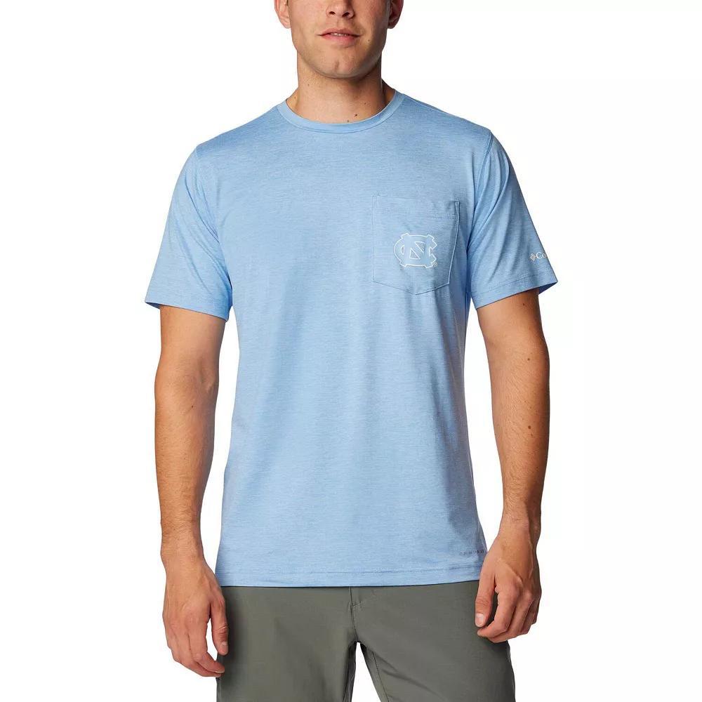 Men's Columbia Carolina Blue North Carolina Tar Heels Tech Trail Omni-Wick T-Shirt, Size: XL, Light Product Image