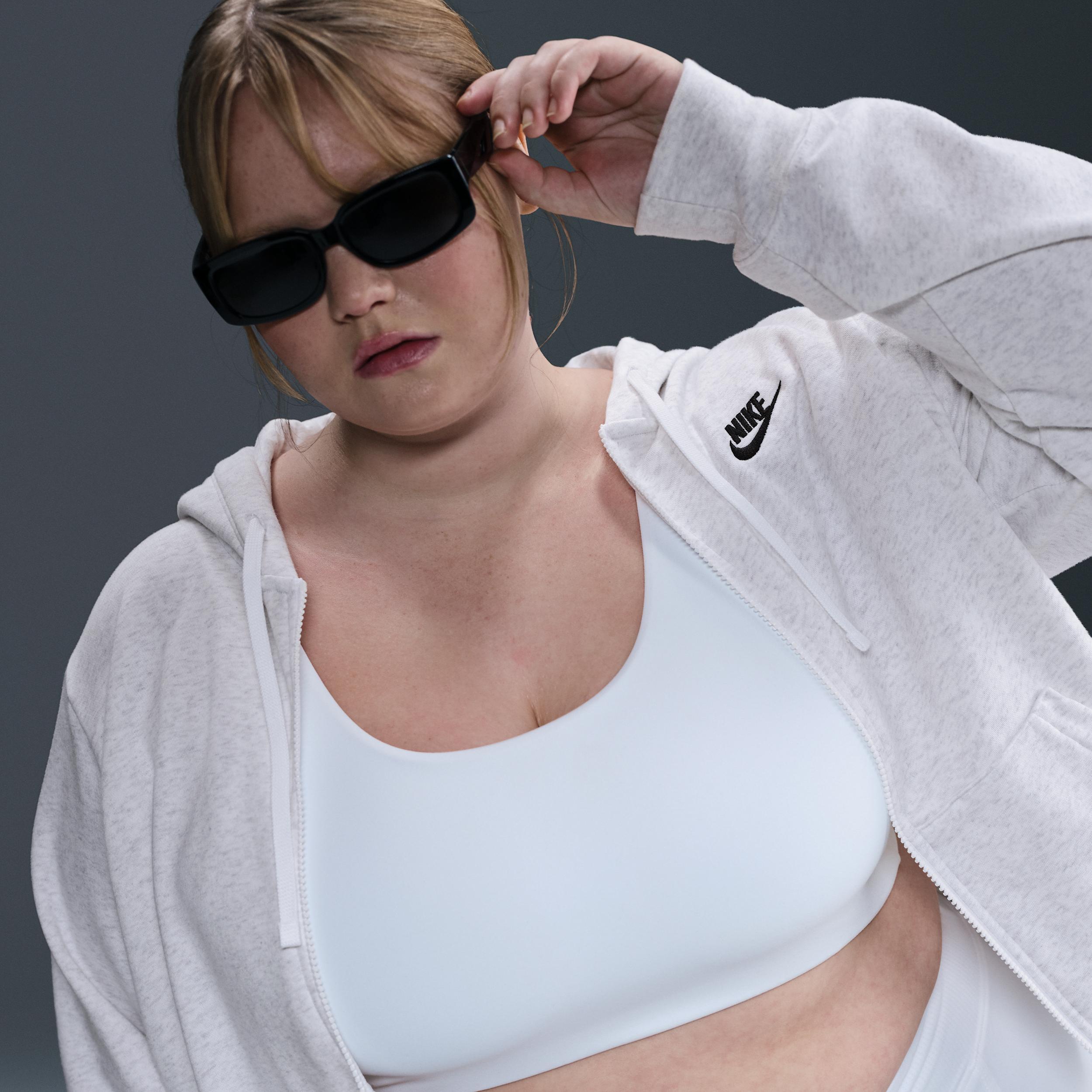 Women's Nike Sportswear Club Fleece Full-Zip Hoodie (Plus Size) Product Image