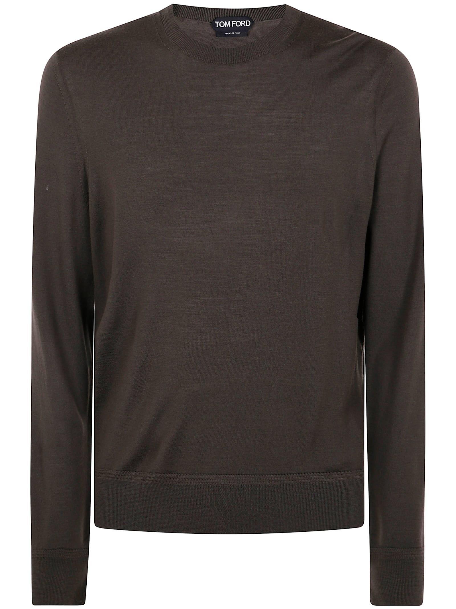 TOM FORD Knitwear Crew Neck Knitted In Green Product Image