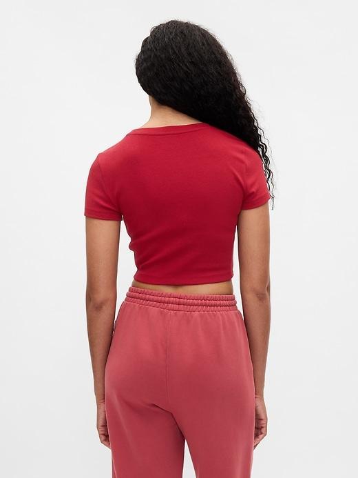 Gap × Disney Cropped Crewneck T-Shirt Product Image