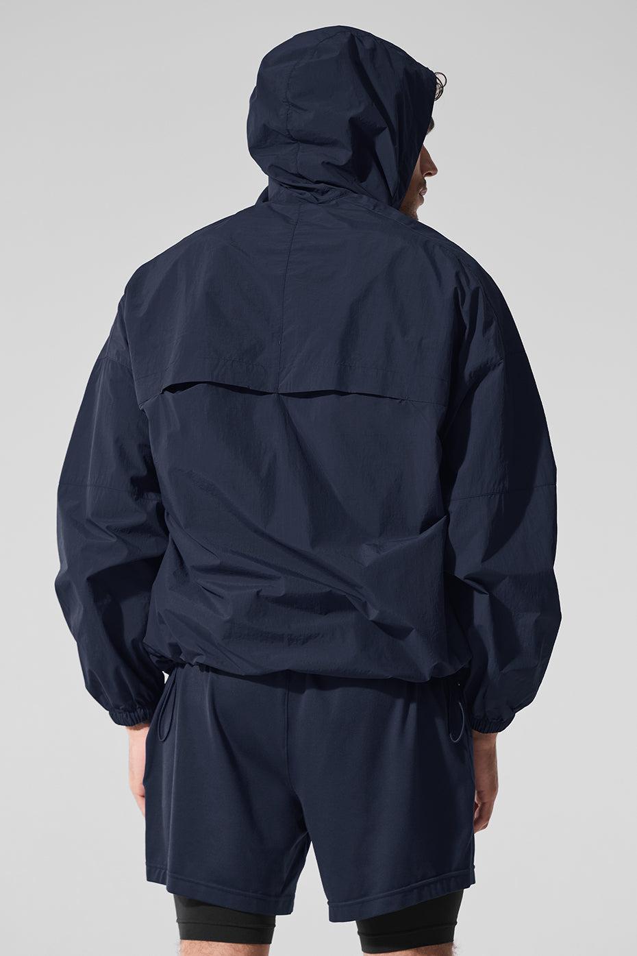 Vantage Nylon Ripstop Track Jacket - Navy Male Product Image