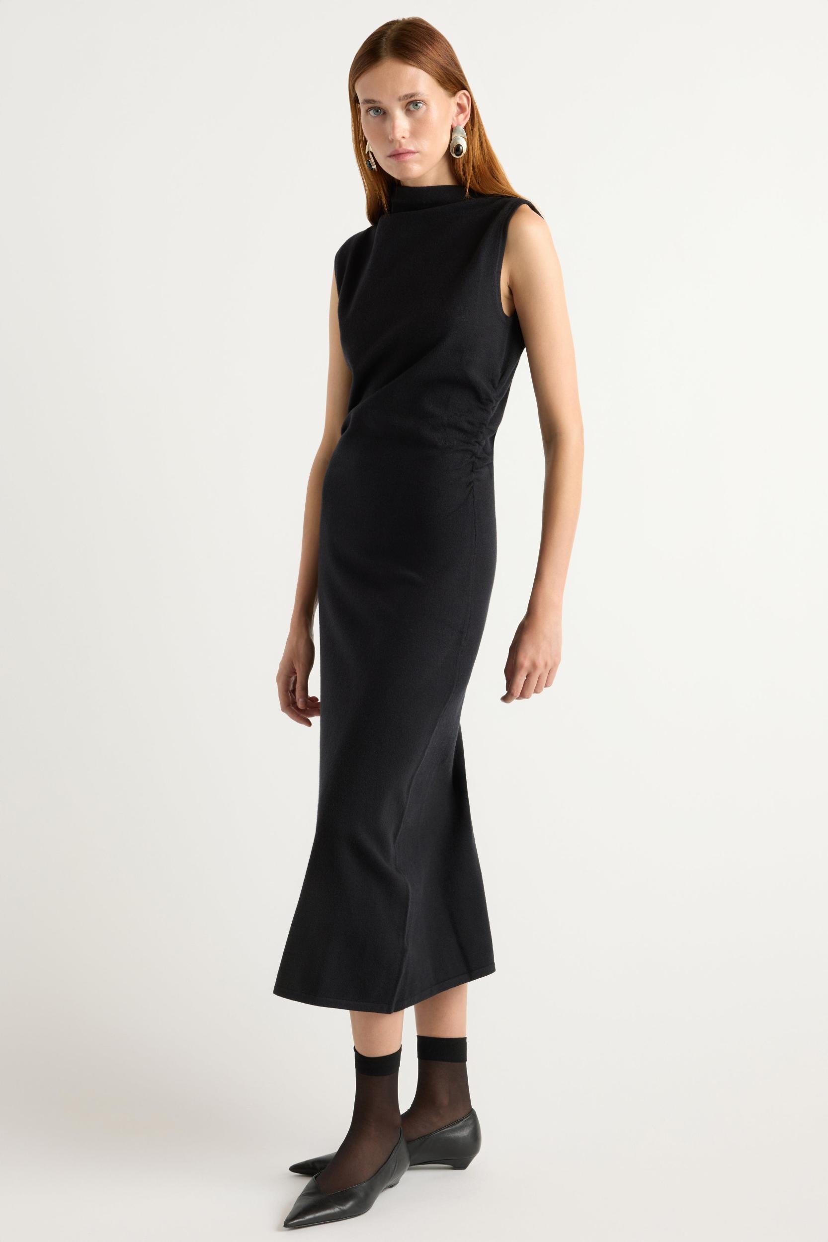 Abel Sleeveless Asymmetric-Neck Dress Product Image