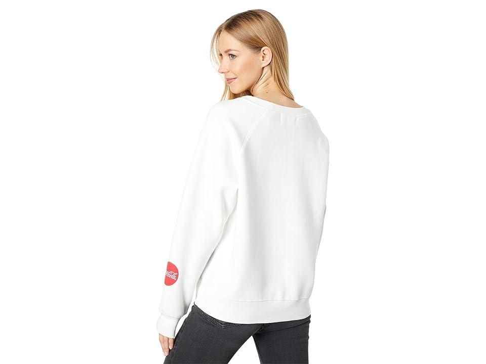Wildfox Sparkling Holidays Sweatshirt (Vanilla) Women's Clothing Product Image