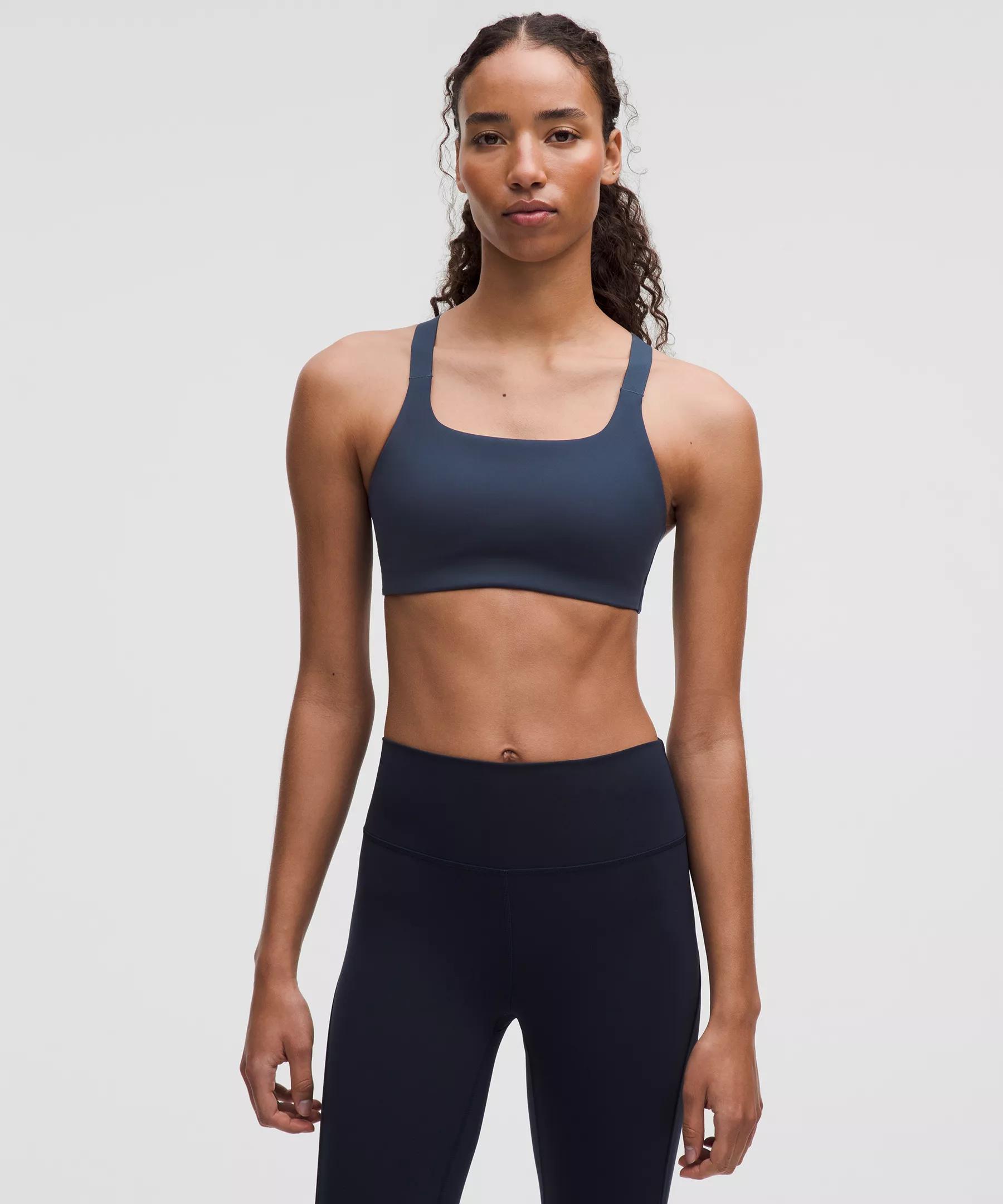 Ultralu Square-Neck Workout Bra *Medium Support, B/C Cup Product Image