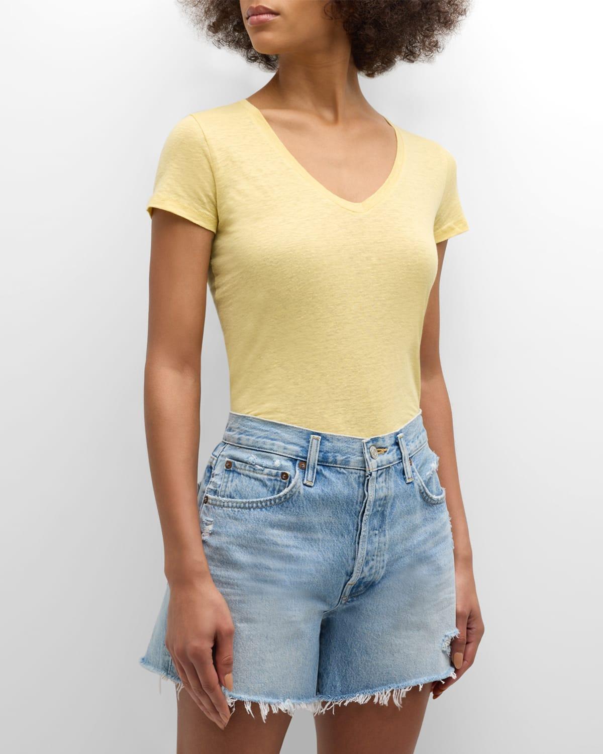 Majestic Filatures V Neck Tee Product Image