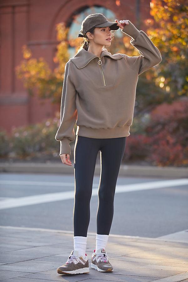 Vine Oversized 1/2-Zip Pullover Sweatshirt Product Image