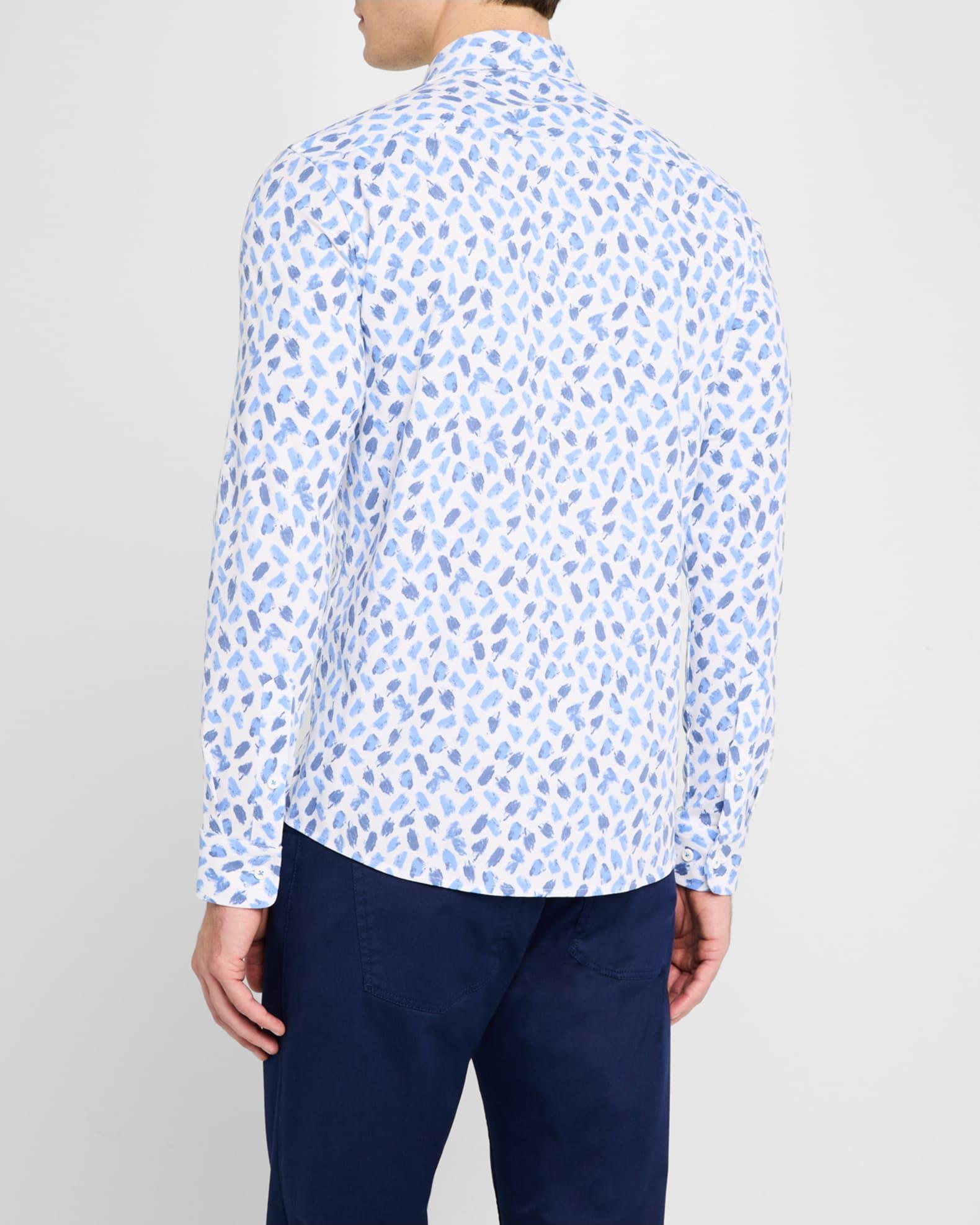Men's Roan Brush Stroke Stretch Dress Shirt Product Image