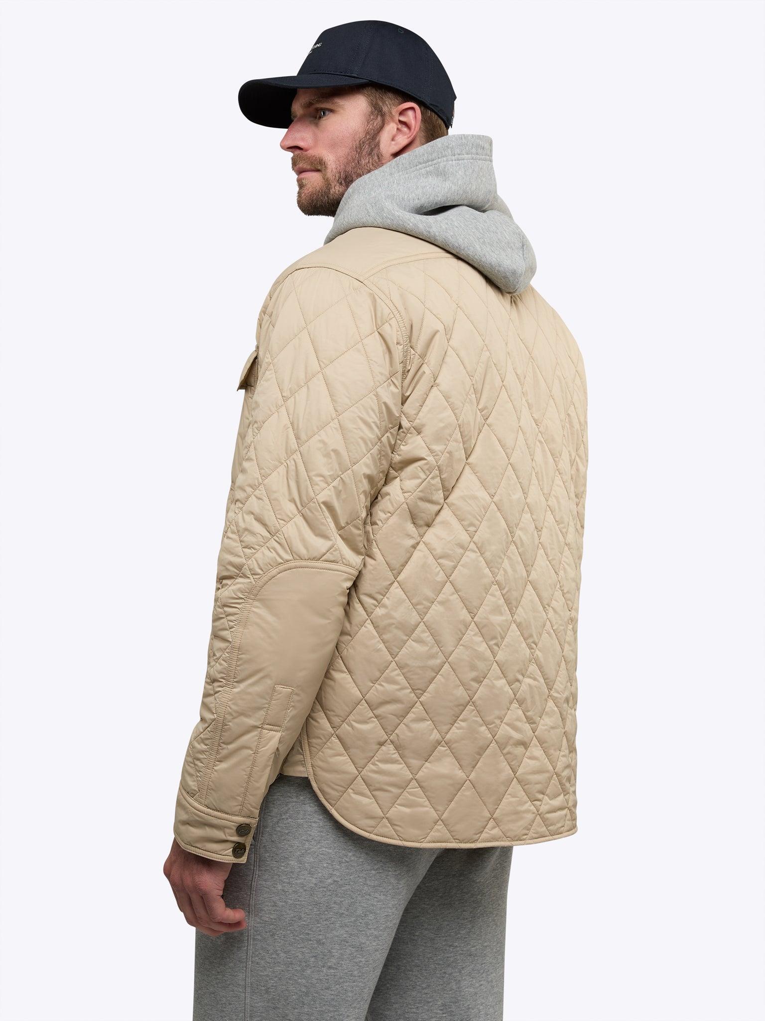 Boulevard Quilted Jacket | Khaki Classic-Fit Product Image