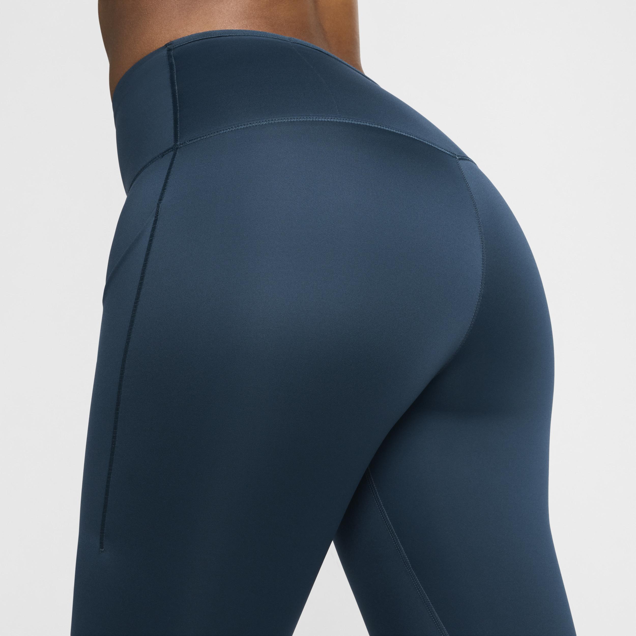 Nike Go Women's Firm-Support High-Waisted Cropped Leggings with Pockets Product Image