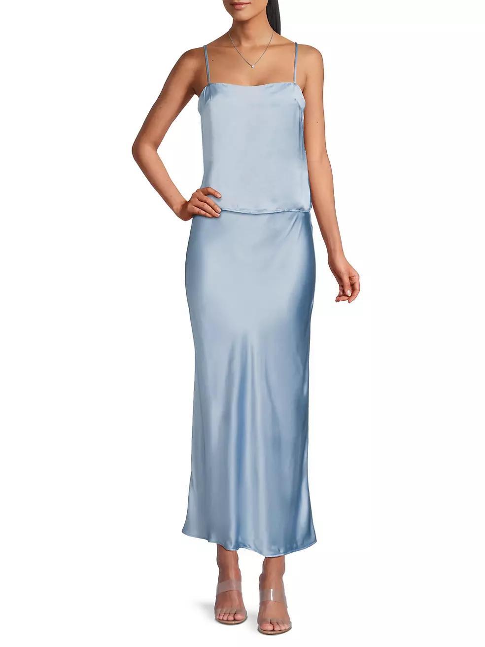Concetta Satin Maxi Skirt Product Image