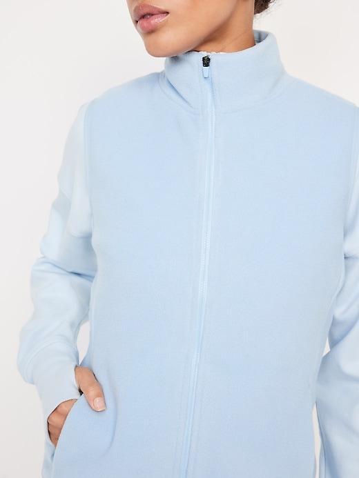 Microfleece Zip Vest Product Image