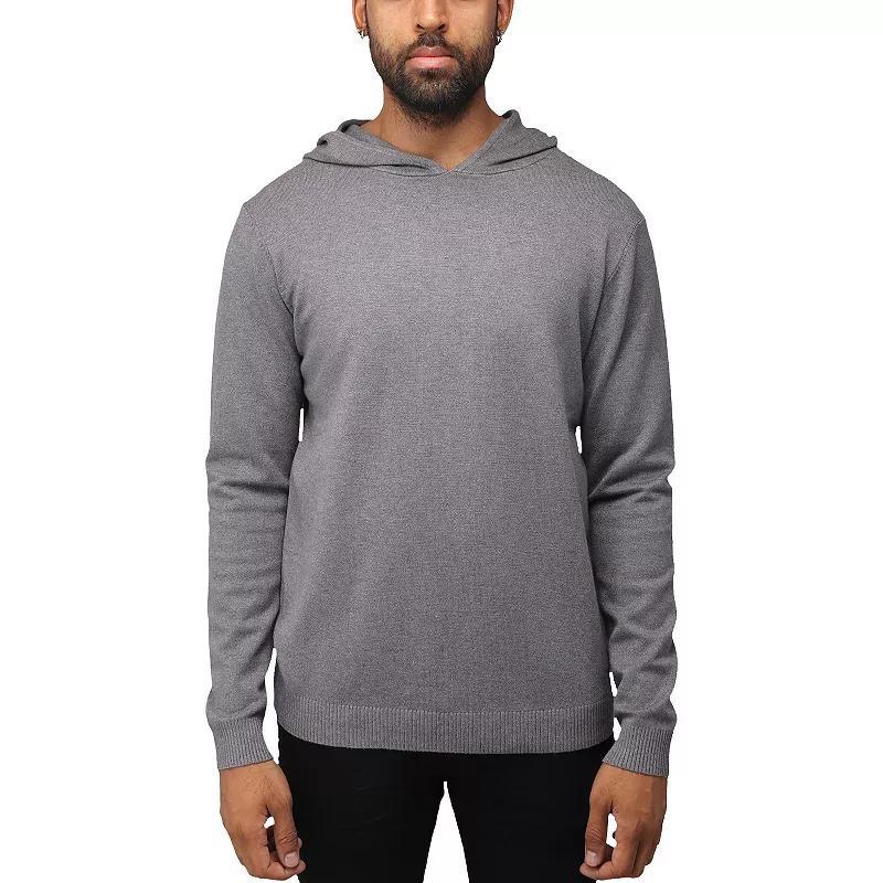 Mens Xray Slim-Fit Hooded Sweater Grey Product Image