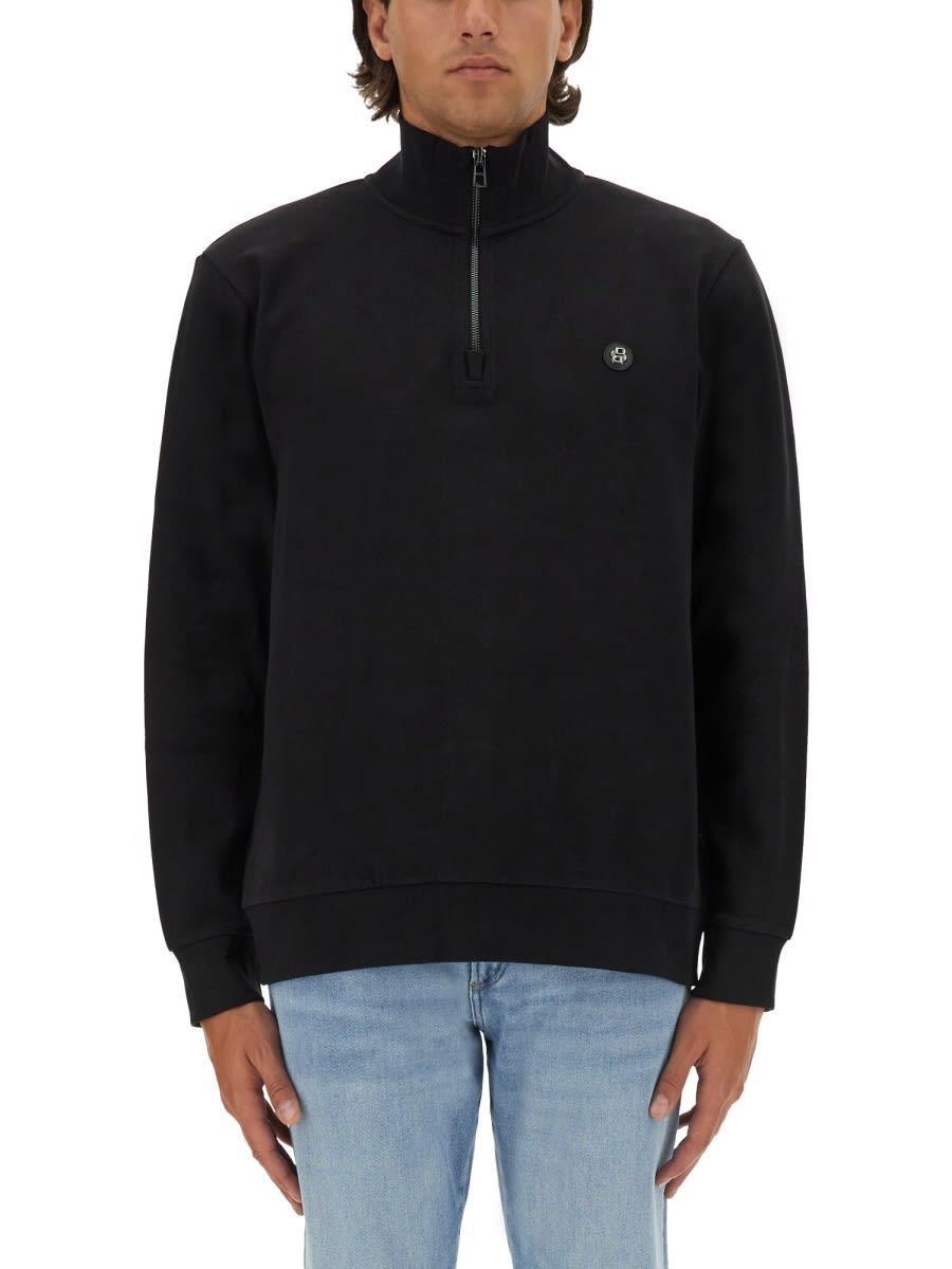 HUGO BOSS Boss Sweatshirt With Logo In Black Product Image