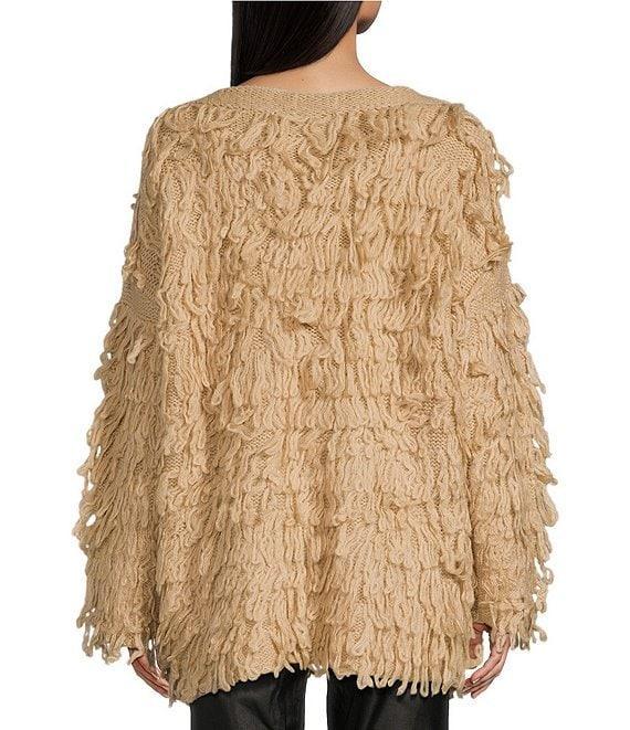 C&V Chelsea & Violet Oversized Tassel Sweater Product Image