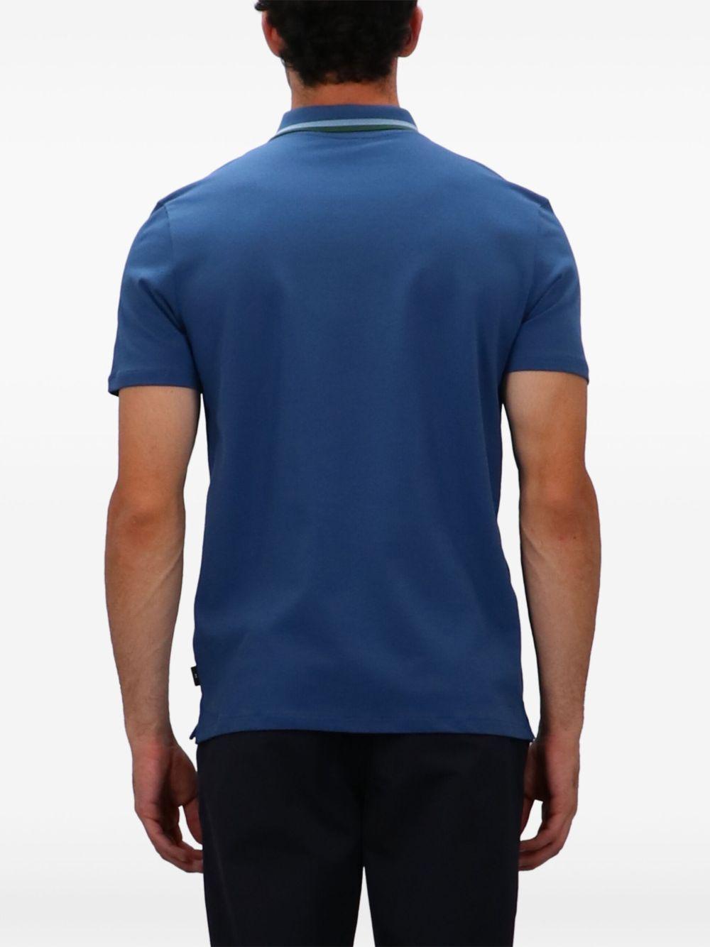 half-zip polo shirt Product Image