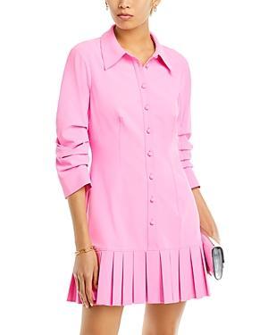 Cinq a Sept Lucilla Twist Front V Neck Dress Product Image