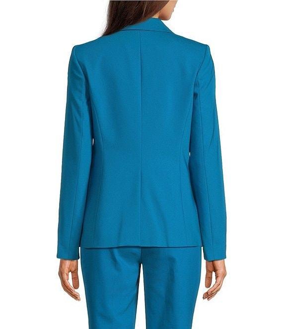 Calvin Klein Cotton Blend Notch Collar 1-Button Jacket Product Image