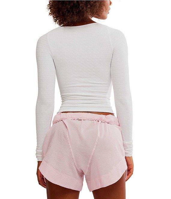Free People Love Letter Scoop Neck Long Sleeve Top Product Image
