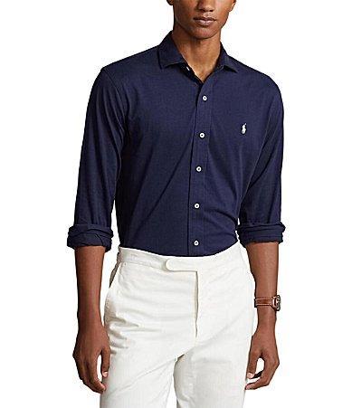 Mens Cotton Button-Front Shirt Product Image