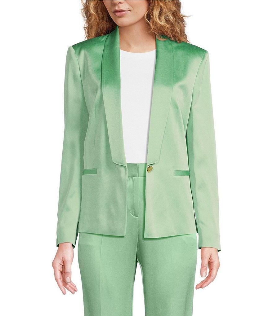 BOSS Hugo Boss Janka Shawl Collar V-Neck Long Sleeve Blazer Product Image