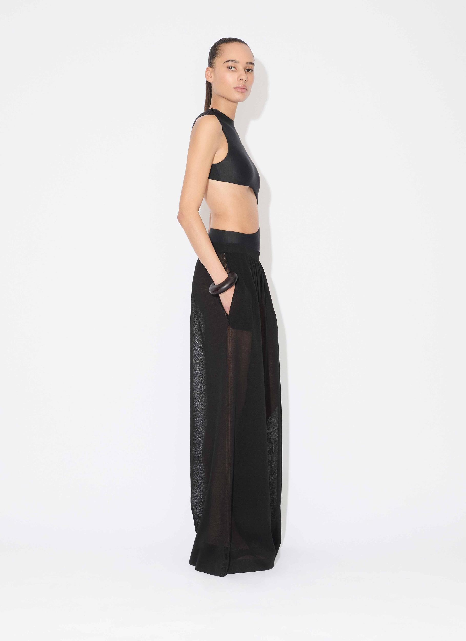 BLACK CUT-OUT SWIMSUIT Product Image