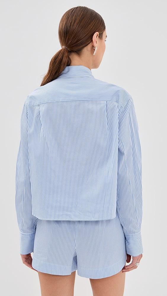 SIMKHAI Renata Cropped Shirt | Shopbop Product Image