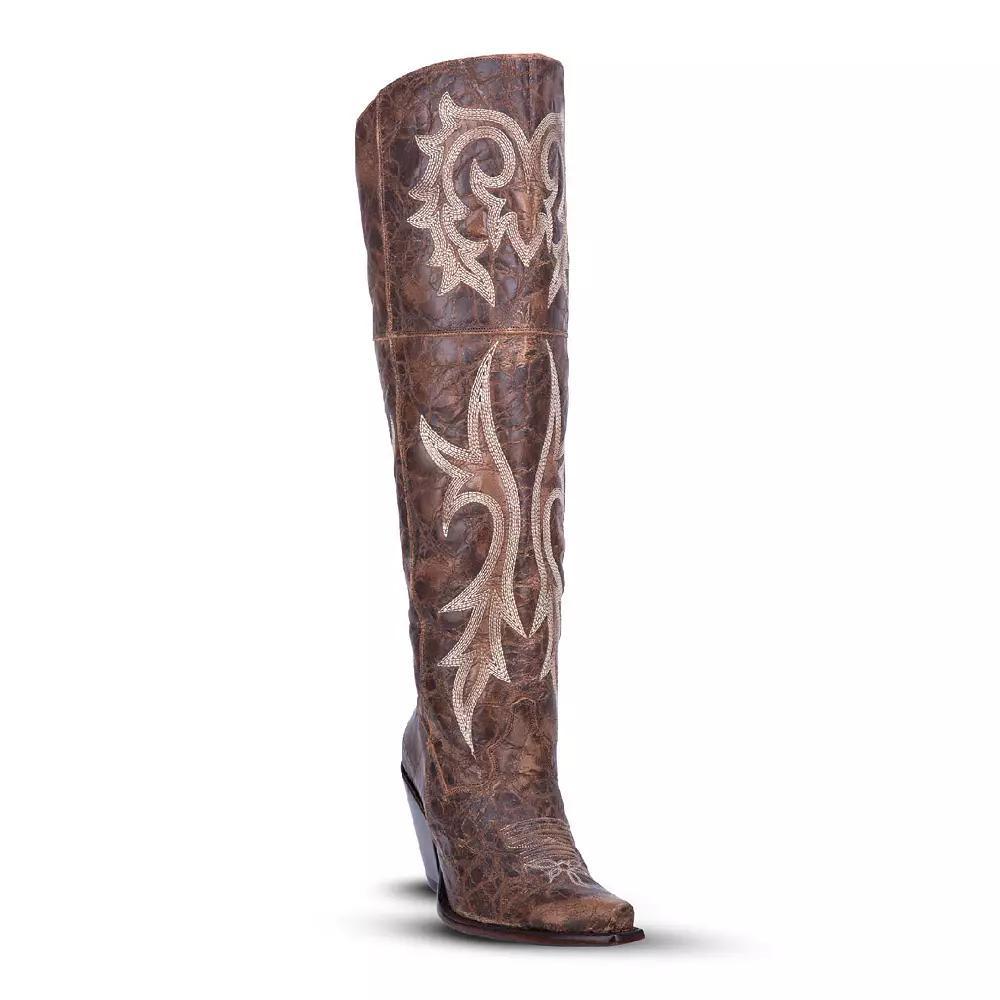Dan Post Jilted Womens Thigh-High Western Boots Product Image