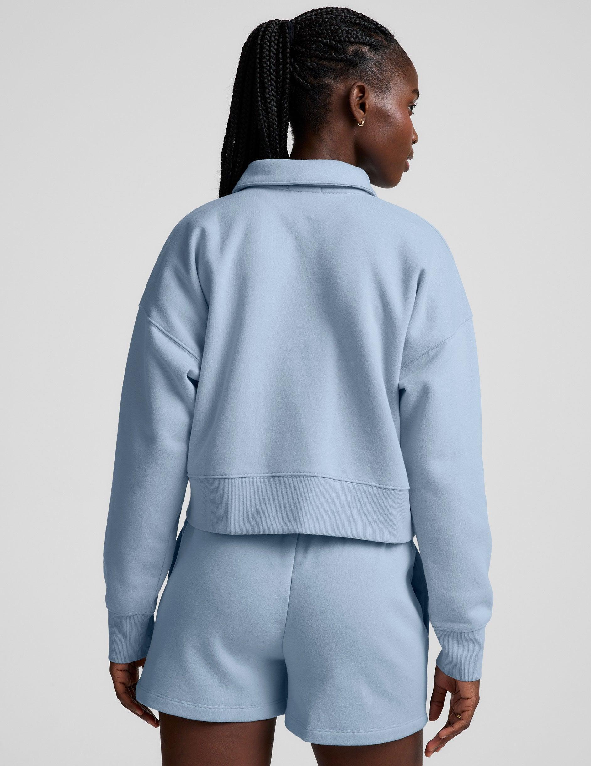LuxeFleece Collared Sweatshirt Product Image