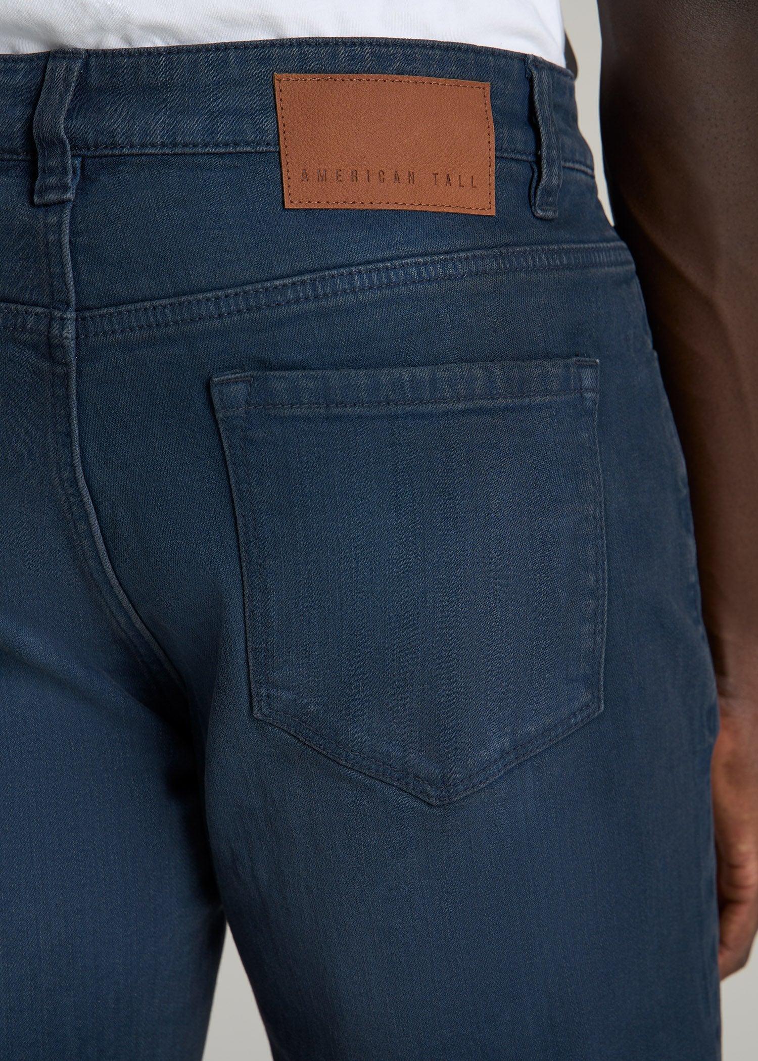 J1 STRAIGHT LEG Jeans for Tall Men in Faded Blue Black Product Image