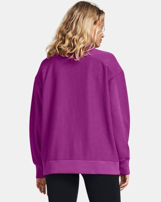 Women's UA Ottoman Fleece Crew Product Image